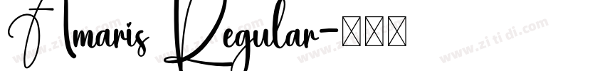 Amaris Regular字体转换